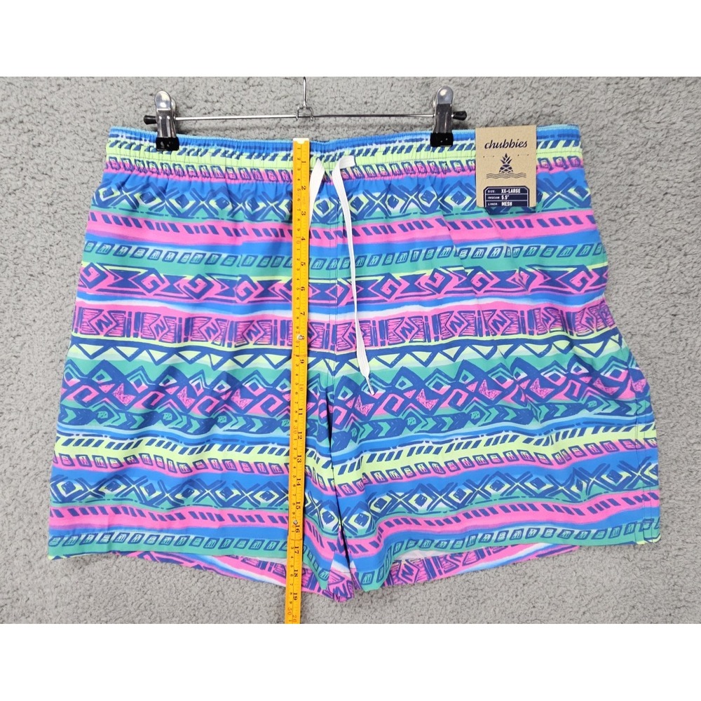 Chubbies The Retronators Swim Trunks Men's XXL 5.5" Inseam Lined NWT - Picture 4 of 8